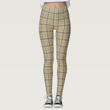 Tan and Wedgewood Blue Plaid