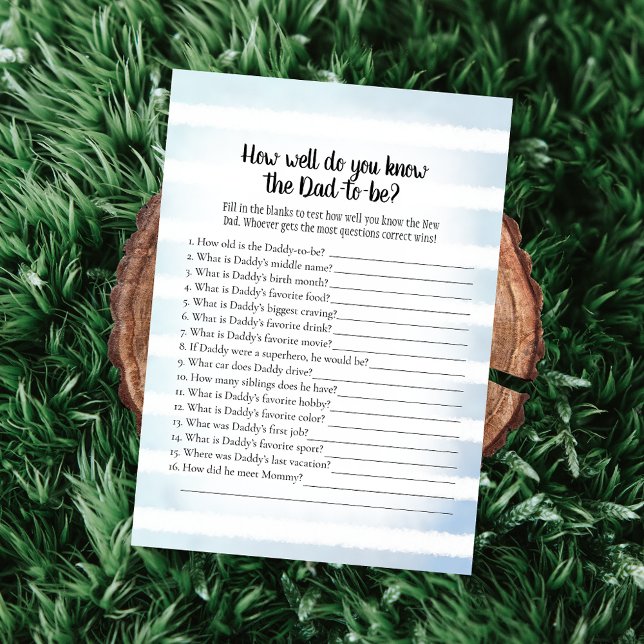 Tan Bunny Blue, der den Vater bester Duschvorhang  Einladung (Von Creator hochgeladen)