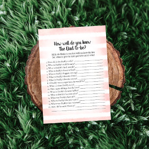 Tan Bunny Pink, der Vater Best Duwer Game kennt Einladung