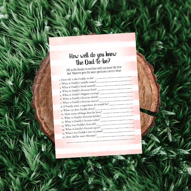 Tan Bunny Pink, der Vater Best Duwer Game kennt Einladung (Von Creator hochgeladen)