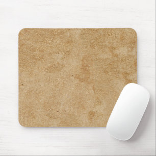 Tan Chamois Imitats Leather Mousepad