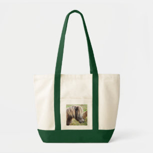 Tan Colored Shetland Pony, Tragetasche