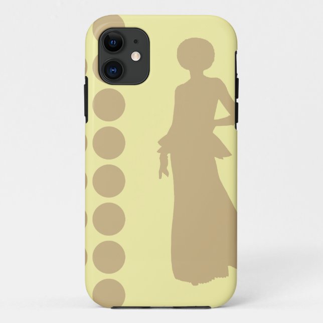 Tan Cream Neutral Dots Mode Case-Mate iPhone Hülle (Rückseite)
