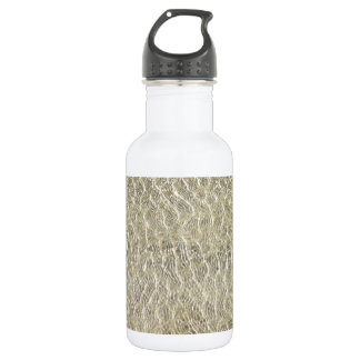 Tan Crocodile Leather Pattern Edelstahlflasche