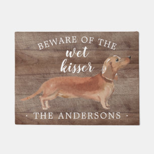Tan Dackel Dog Personalisiert Door Mat Fußmatte