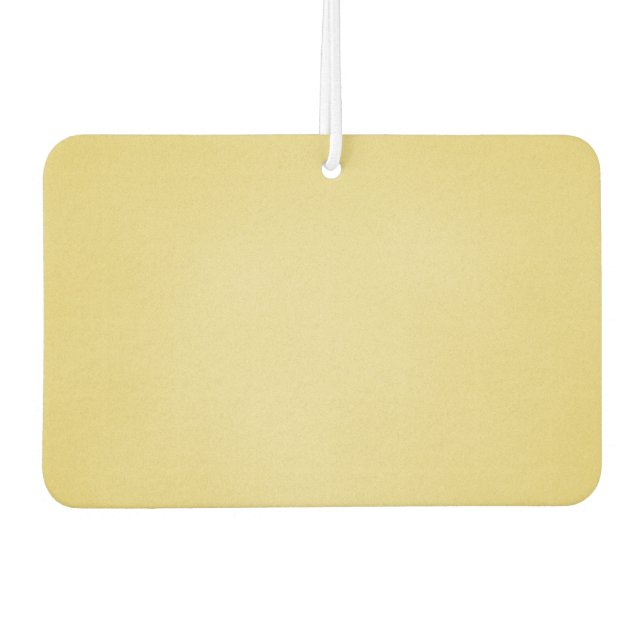 Tan Grainy Texture Look Autolufterfrischer (Vorderseite)