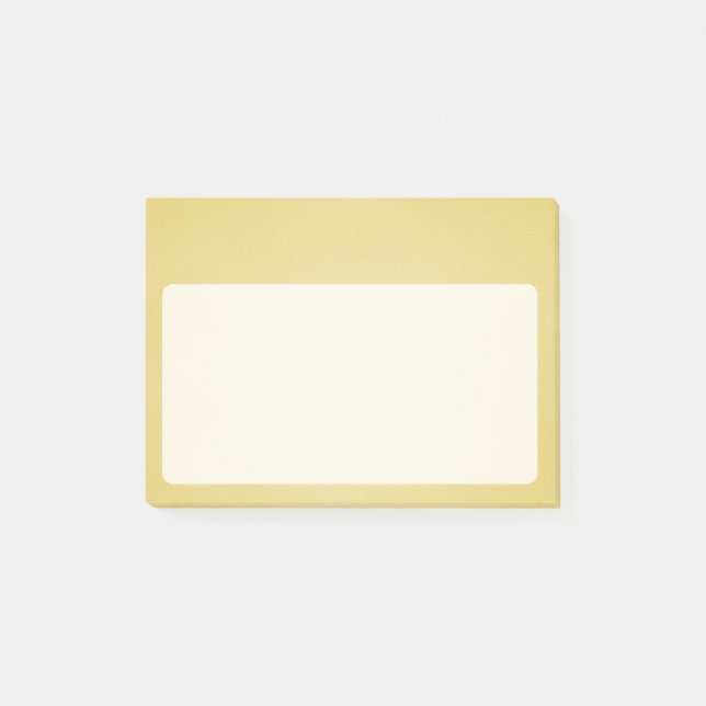 Tan Grainy Texture Look Post-it Klebezettel (Vorderseite)