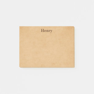Tan Klassisch Trendig Post-it Klebezettel
