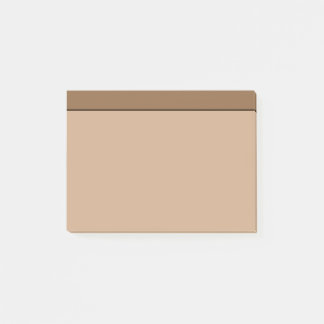 Tan Light Brown Color Minimalistisch Post-It Notes Klebezettel