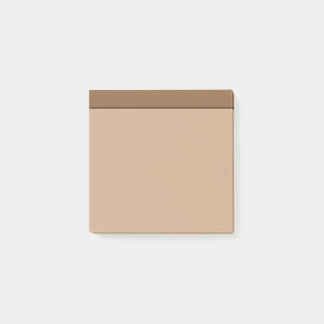 Tan Light Brown Color Minimalistisch Post-It Notes Klebezettel