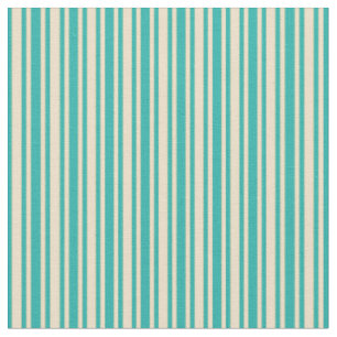 Tan & Light Sea Green Colos Stoff
