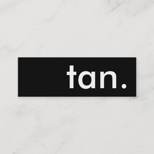 Tan. LoyalitätsLochkarte Treuekarte (Vorderseite)