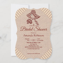 Tan - Marsala Wine & Textured Pink Einladung