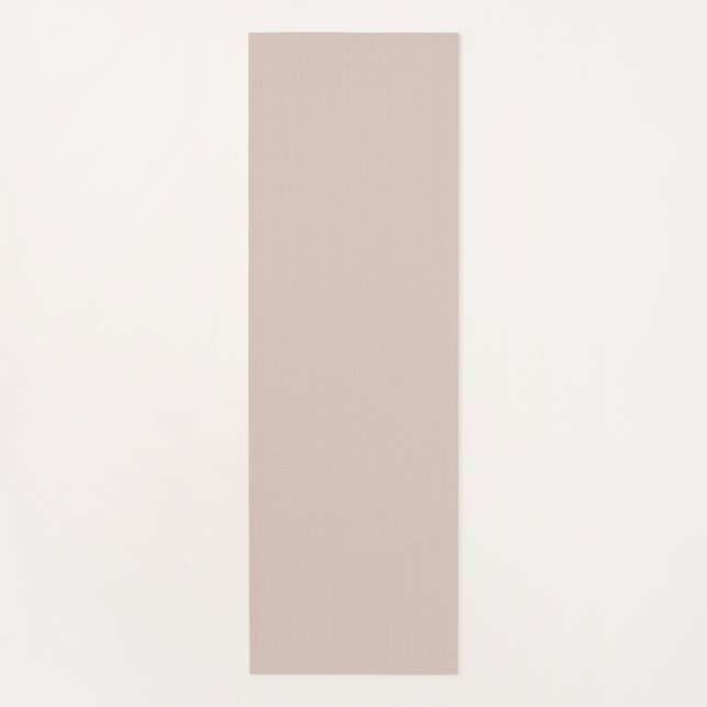 Tan - Neutral - Pastellfarbe Yogamatte (Vorderseite)