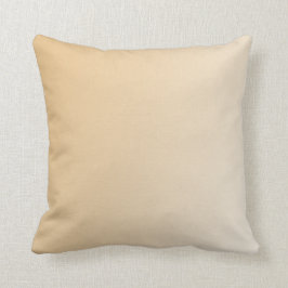 Tan Ombre Companion New Art Nouveau Throw Kissen