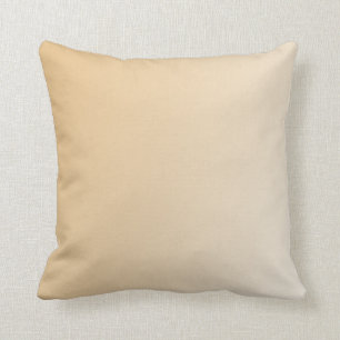 Tan Ombre Companion New Art Nouveau Throw Kissen