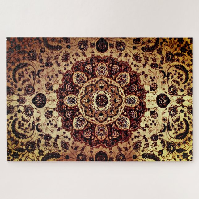 Tan Oriental Rug (Horizontal)