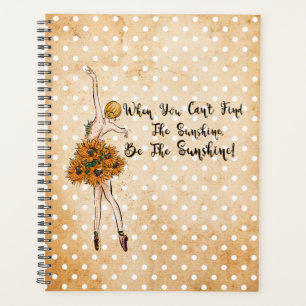 Tan Polka Dot, Sunflower Ballet Dancer Inspiration