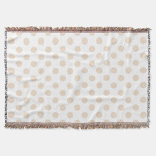 Tan-Polka-Punkte Decke