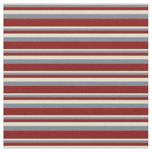 Tan, Schiefergrau und Maroon-farbene Streifen Stoff