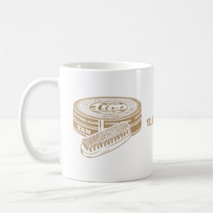 Tan shoepolis tin Pop art Kaffeetasse