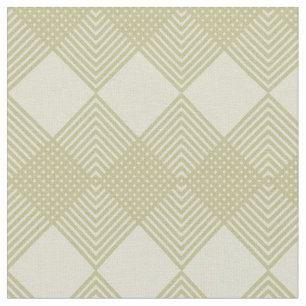 Tan Taupe Diamonds Circuit Tile Muster Stoff