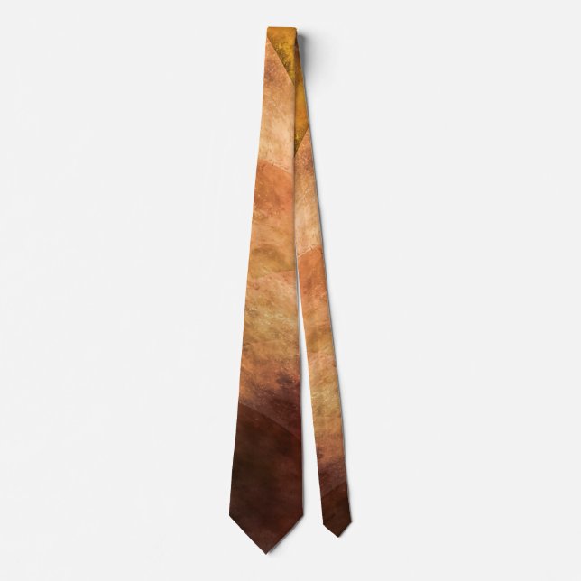 Tan und Brown Ombre Krawatte (Vorderseite)