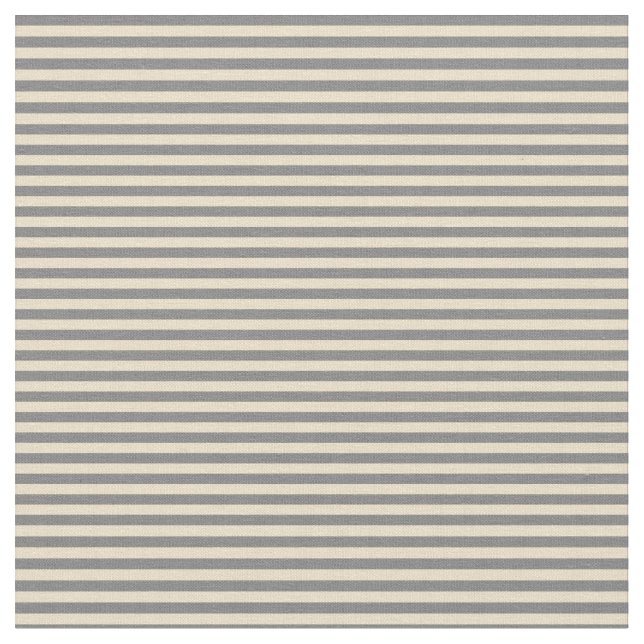Tan und Graufarbene Linien Stoff (Nahaufnahme)