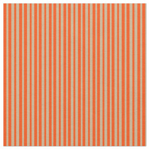 Tan und rotes Streifenmuster Stoff
