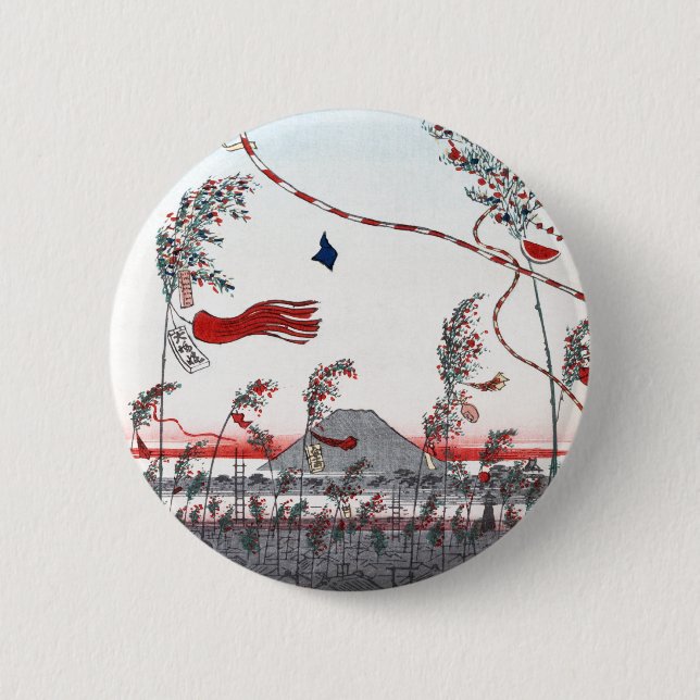Tanabata Festival-Knopf Button (Vorderseite)