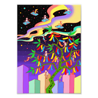 Tanabata Star Festival held on a lively night. Fotodruck