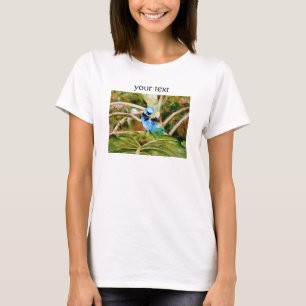 Tanager-Porträt-Aquarell T-Shirt