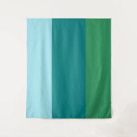 Tanager Türkis, Aquamarin Blue und Kelly Green Hor