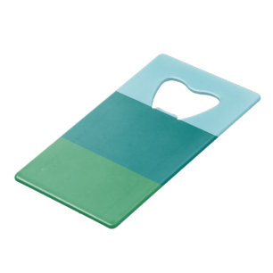 Tanager Turquoise, Teal Bleu et Kelly Vert Horiz