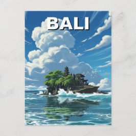 Tanah Lot Bali Indonesia Travel Postkarte