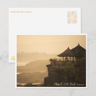 Tanah Lot Tempel Bali Postkarte