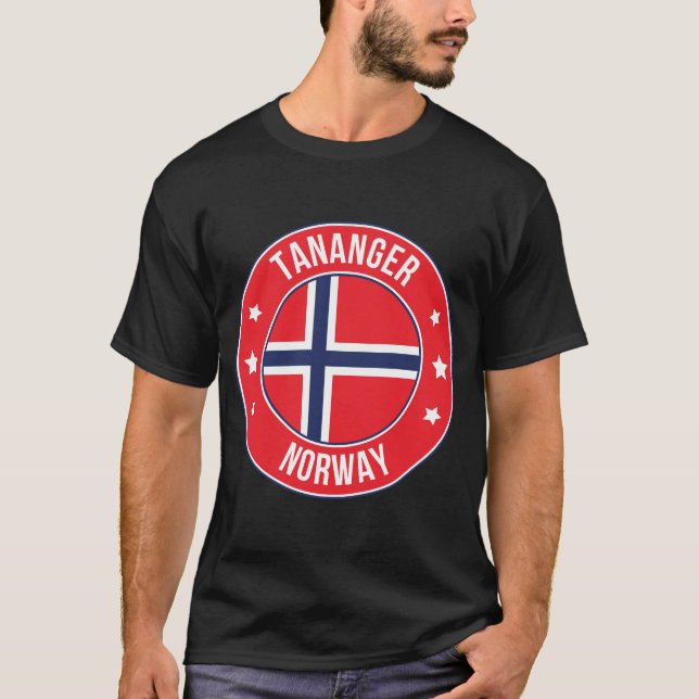 Tananger, Norwegen Stadt T-Shirt (Vorderseite)