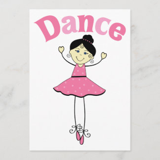 Tance Ballerina Einladung