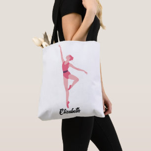 Tance Ballerina Personalisiert Tote Bag - Elegant Tasche
