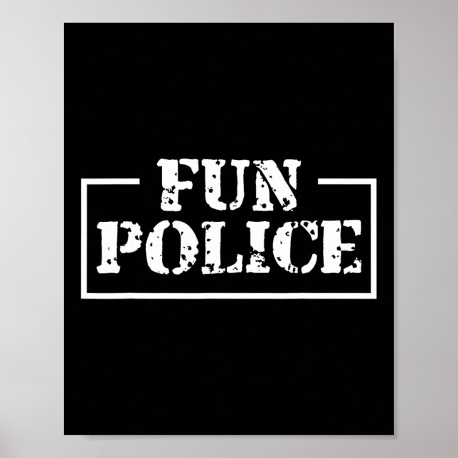 Tance Chaperone Spaß Police Dancing Sheriff Staat  Poster (Vorne)