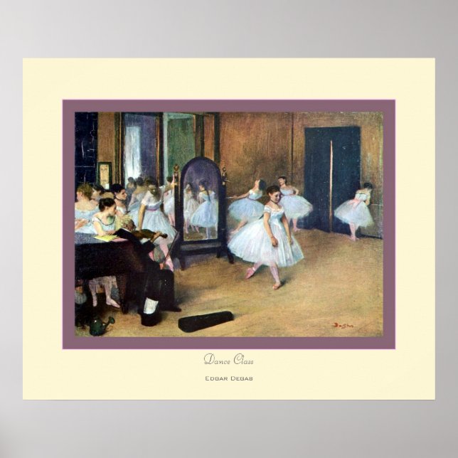 Tance Class~ Edgar Degas Poster (Vorne)