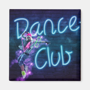 Tance Club Neo Sign Magnet Tanz Geschenk