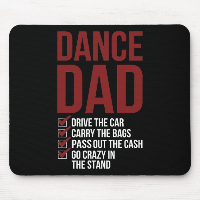 Tance Cousin Leopard Tanzschule Mama Locarno Mousepad (Vorne)