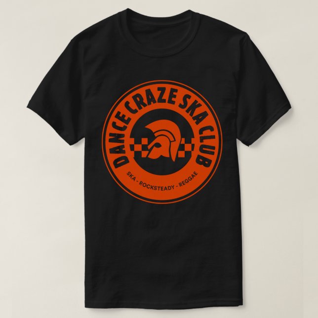 Tance Craze Ska Club, Ska Rocksteady Reggae, orang T-Shirt (Design vorne)