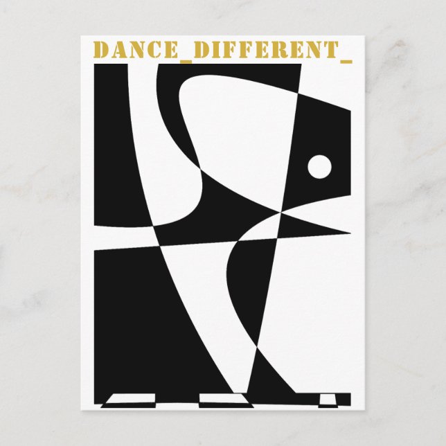 TANCE_DIFFERENT_ FEIERTAGSPOSTKARTE (Vorderseite)