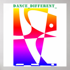 TANCE_DIFFERENT_Rainbow Poster