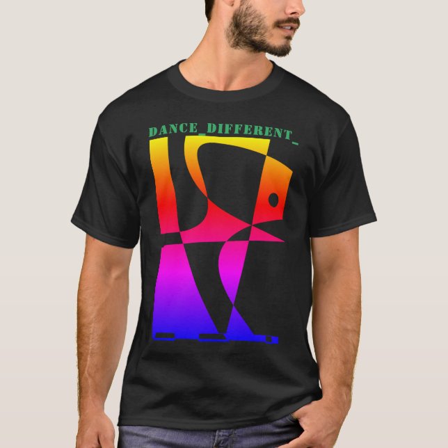 TANCE_DIFFERENT_Rainbow T-Shirt (Vorderseite)