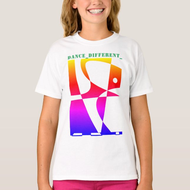 TANCE_DIFFERENT_Rainbow T-Shirt (Vorderseite)