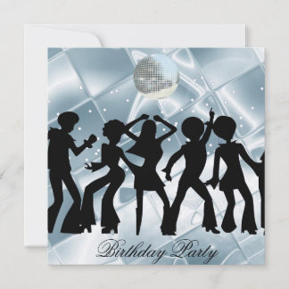 Tance Disco Zum Geburtstag Einladung