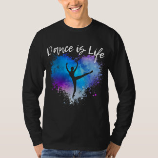 TANCE IS LIFE Ballet Tanzen Ballerina Tween T-Shirt
